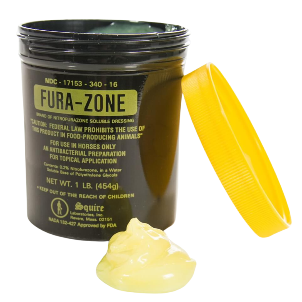 nitrofurazone ointment horse wound healing