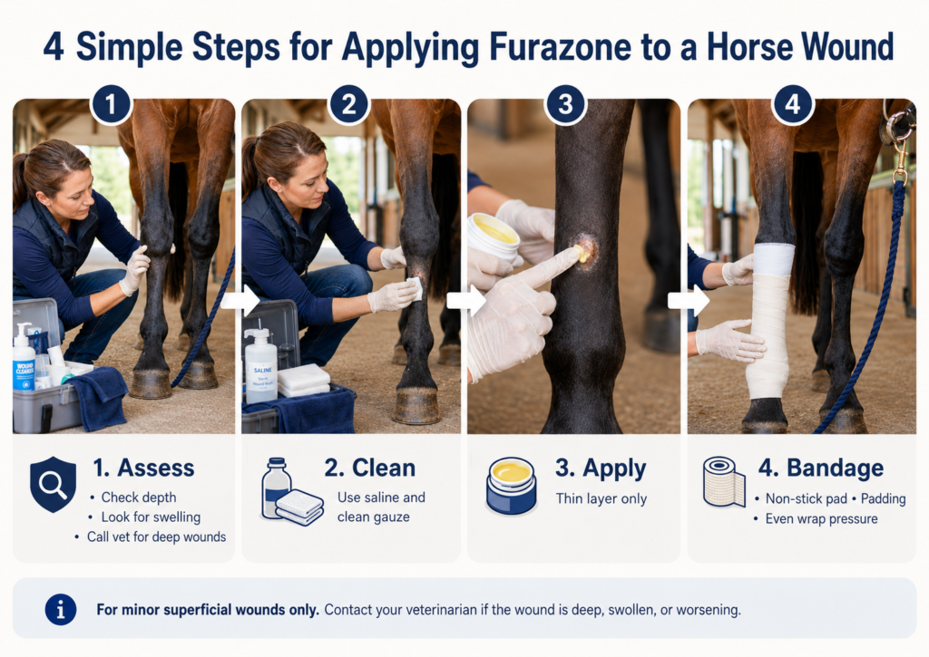 Summary How to Use Furazone on Horses Step by step